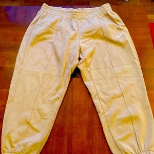 Nike Cream Ladies 1X Sweatpants